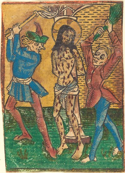 Biczowanie Chrystusa, c. 1490. autorstwa Unbekannt