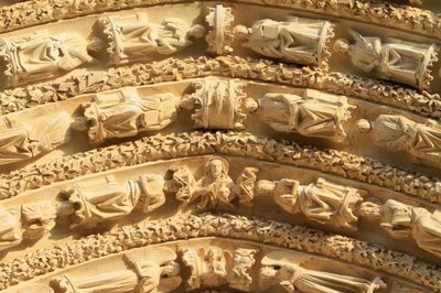 Rzeźby. Katedra św. Szczepana, Bourges, Francja autorstwa Unbekannt