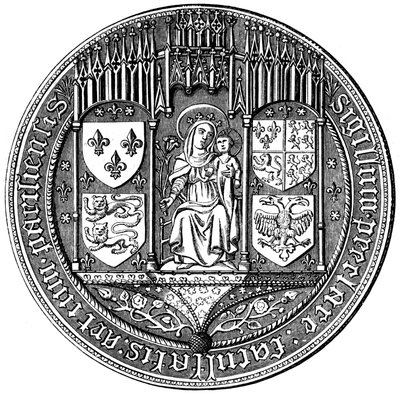 Pieczęć Czterech Narodów lub Wydział Sztuki, XVI w. 1849 autorstwa Unbekannt