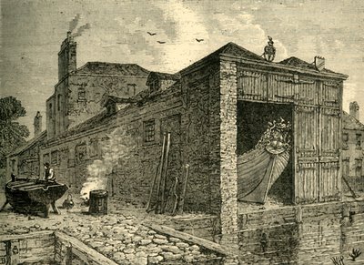 Stocznia Searles w 1830 r., c1878 r. autorstwa Unbekannt