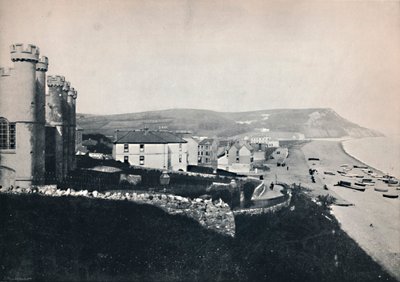 Seaton – Patrząc w stronę białego klifu, 1895 autorstwa Unbekannt