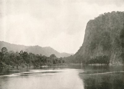 Drugi Defile na rzece Irrawaddy, niedaleko Bhamo, 1900. autorstwa Unbekannt