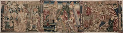 Sekcje haftowanego fryzu, 1625-1649. autorstwa Unbekannt