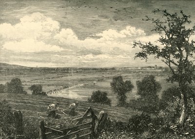 Sedgemoor, z Middlezoy, 1898. autorstwa Unbekannt