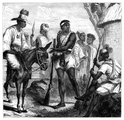 Senegalczycy, ok. 1890 r. autorstwa Unbekannt