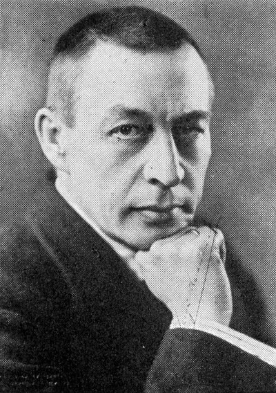 Sergei Rachmaninow 1873-1943, rosyjsko-amerykański kompozytor, pianista i dyrygent autorstwa Unbekannt