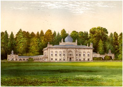 Sezincote, Gloucestershire, dom Baroneta Rushouta, ok. 1880 r. autorstwa Unbekannt