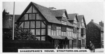 Dom Szekspira, Stratford-on-Avon, Warwickshire, ok. 1920 r. autorstwa Unbekannt