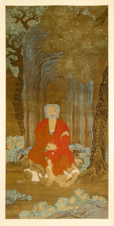 Siakjamuni pod drzewem Bodhi, 1600-50. autorstwa Unbekannt