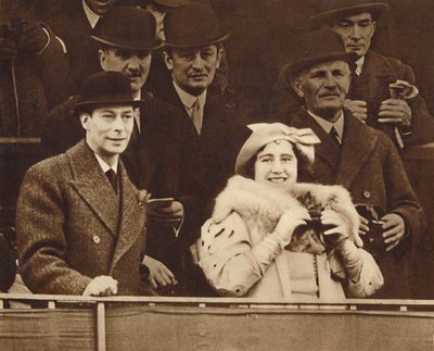 Dzielenie się dowcipem w Aintree, 1937 autorstwa Unbekannt