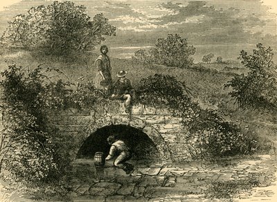 Studnia pasterska w 1820 r., ok. 1876 r. autorstwa Unbekannt
