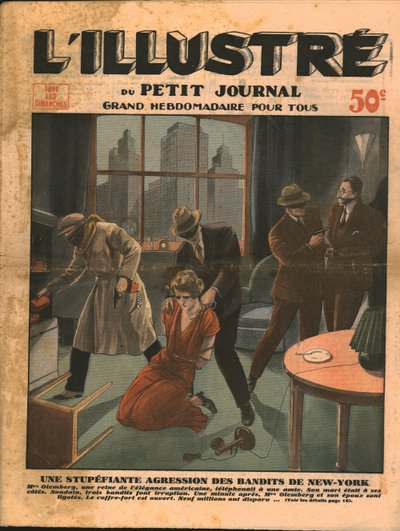 Szokujący napad bandytów w Nowym Jorku, 1932. autorstwa Unbekannt