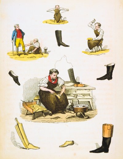 Szewc, ok. 1845 autorstwa Unbekannt