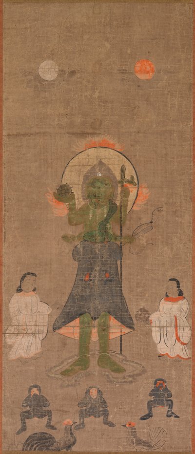 Shomen Kongo: Kongo o niebieskiej twarzy, XVII wiek. autorstwa Unbekannt