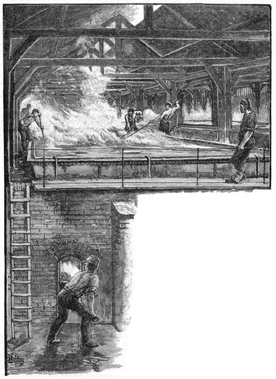 Łopata soli w South Durham Salt Works, 1884 autorstwa Unbekannt
