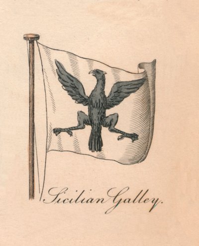 Galera sycylijska, 1838 autorstwa Unbekannt