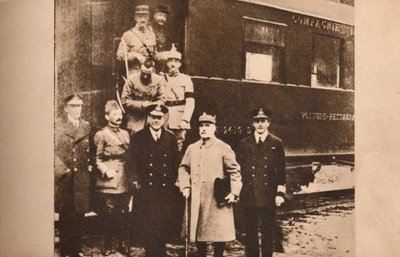 Podpisanie rozejmu kończącego I wojnę światową, 11 listopada 1918 1935 autorstwa Unbekannt