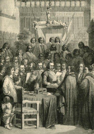 Podpisanie traktatu westfalskiego, 24 października 1648, 1890. autorstwa Unbekannt