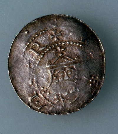 Srebrny denar miasta Hildesheim, Niemcy, c1045-c1056 autorstwa Unbekannt