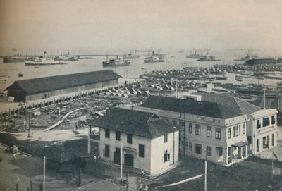 Port w Singapurze jest zawsze zatłoczony żeglugą różnych typów i narodowości, 1937 autorstwa Unbekannt
