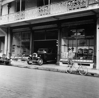 Salon samochodowy Singer, Port of Spain, Trynidad, Trynidad i Tobago, 1931 autorstwa Unbekannt