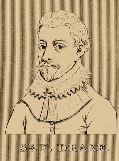 Sir Francis Drake, ok. 1540-1596, 1830. autorstwa Unbekannt