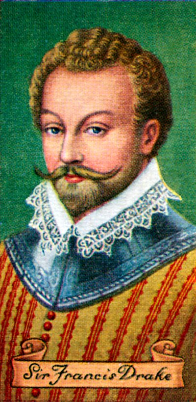 Sir Francis Drake, zaczerpnięty z serii kart z papierosami, 1935 autorstwa Unbekannt