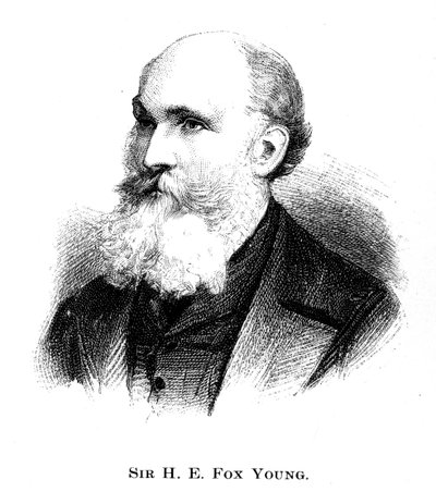 Sir Henry Edward Fox Young, 1886 autorstwa Unbekannt