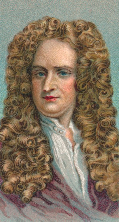 Sir Isaac Newton 1643-1727, angielski matematyk, astronom i fizyk, 1924 autorstwa Unbekannt