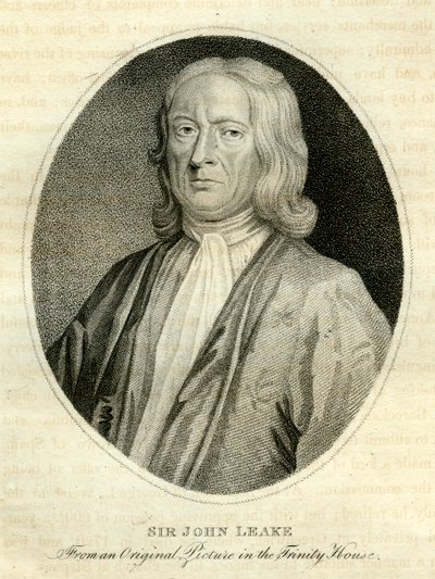 Sir John Leake, admirał brytyjski, XVIII wiek autorstwa Unbekannt