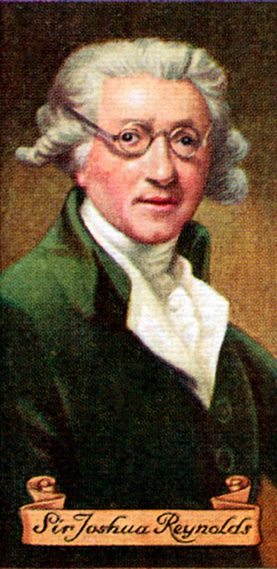 Sir Joshua Reynolds, wzięty z serii kart z papierosami, 1935 autorstwa Unbekannt