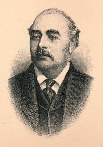 Sir Matthew White Ridley, 1. wicehrabia Ridley 1842-1904, brytyjski konserwatywny polityk i pracownik autorstwa Unbekannt
