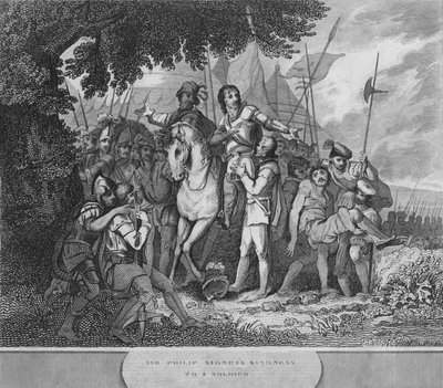 Sir Philip Sidneys Życzliwość dla żołnierza, 1815 autorstwa Unbekannt