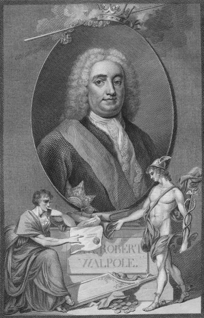 Sir Robert Walpole, 1790 autorstwa Unbekannt