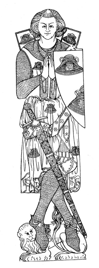 Sir Robert de Septvans, c1306, 1924 autorstwa Unbekannt