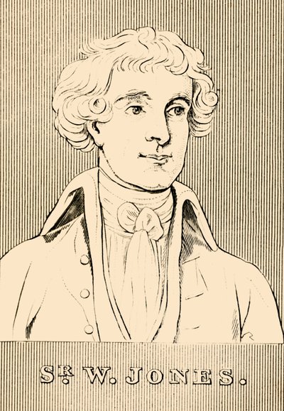 Sir W. Jones, 1746-1794, 1830. autorstwa Unbekannt