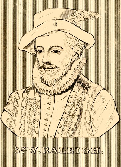 Sir W. Raleigh, c1552-1618, 1830. autorstwa Unbekannt