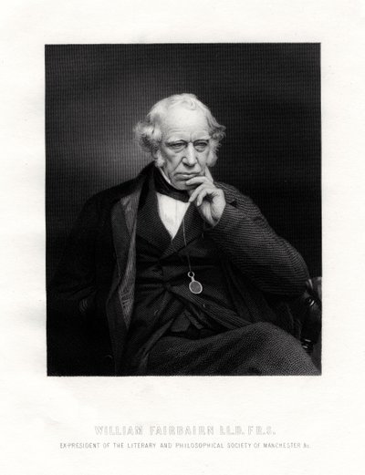 Sir William Fairbairn, 1. baronet, szkocki inżynier, XIX wiek autorstwa Unbekannt