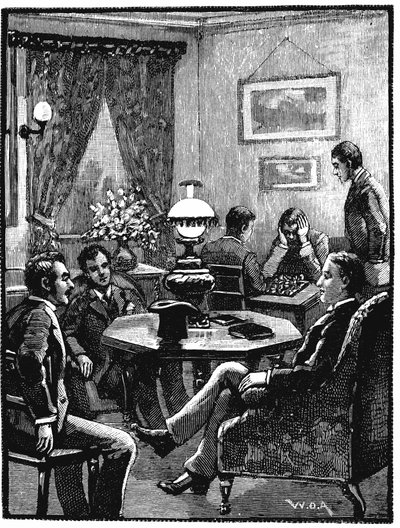 Salon w YMCA, Exeter Hall, Londyn, 1887 autorstwa Unbekannt