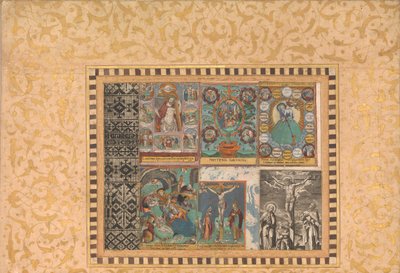 Sześć Scen Dewocyjnych, Folio z Albumu Belliniego, ca. 1600. autorstwa Unbekannt