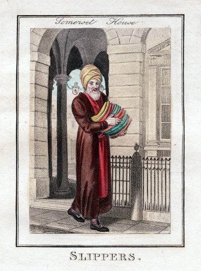 Kapcie, Somerset House, Londyn, 1805 autorstwa Unbekannt
