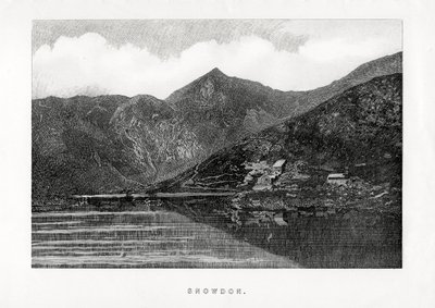 Snowdon, Walia, 1896 r. autorstwa Unbekannt