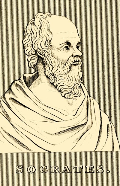 Sokrates, ok. 470-399 p.n.e., 1830 r. autorstwa Unbekannt