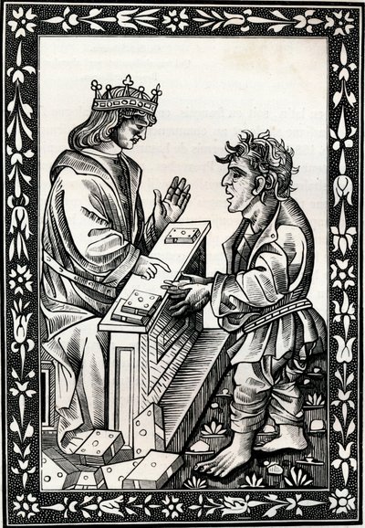 Salomona i Marcoula, XV w., 1849 r. autorstwa Unbekannt
