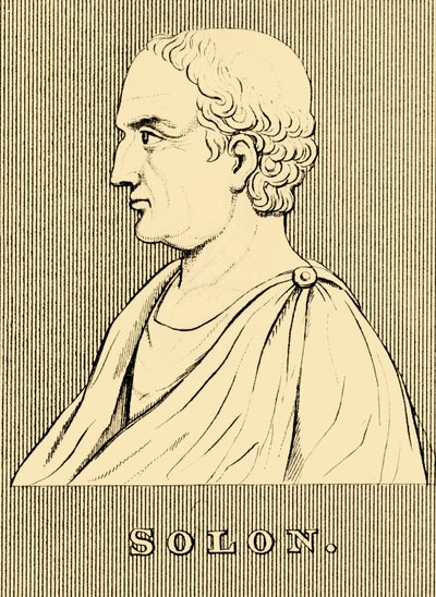 Solon, c630-c560 pne, 1830. autorstwa Unbekannt