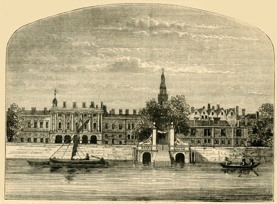 Dom i schody w Somerset, 1881 r. autorstwa Unbekannt