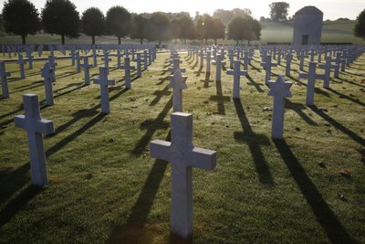Amerykański cmentarz w Somme, Bony, Francja autorstwa Unbekannt