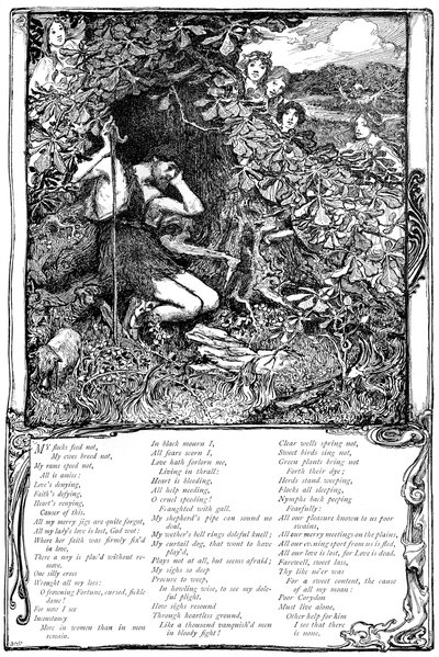 Piosenka z „Namiętnego pielgrzyma” Szekspira, 1895 autorstwa Unbekannt