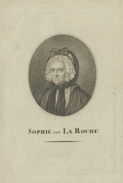 Sophie von La Roche, z domu Gutermann von Gutershofen 1730-1807, ok. 1930 r. 1800 autorstwa Unbekannt