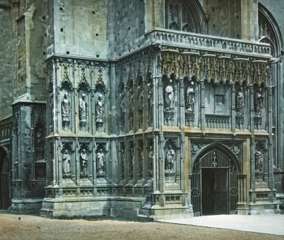 Ganek południowo-zachodni, katedra w Canterbury, ok. 1890 r. autorstwa Unbekannt